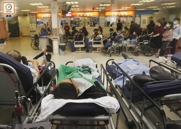 多間公院急症室逼爆　3間最長需輪候逾8小時