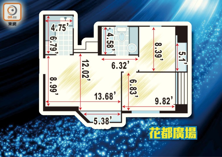 睇樓逐呎度 花都廣場主人房浪漫滿屋 即時新聞 產經 On Cc東網