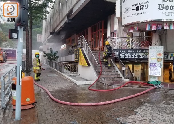 九龍塘餐廳爐頭搶火　消防拖喉撲滅