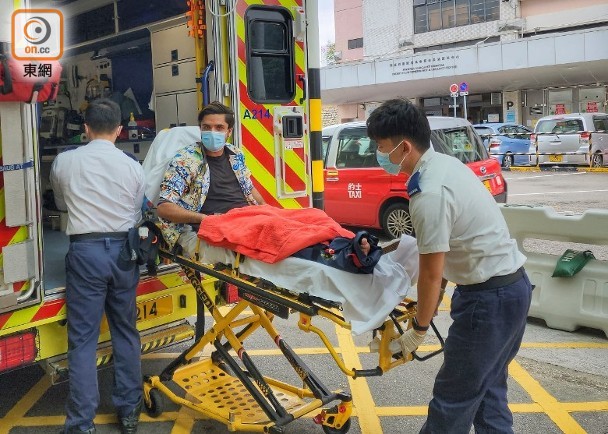 葵涌電單車自炒　南亞鐵騎士與同鄉乘客受傷送院