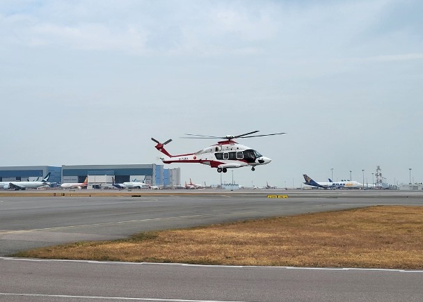 近月兩家直升機服務營運商　分別進行低空飛行跨境航線試飛