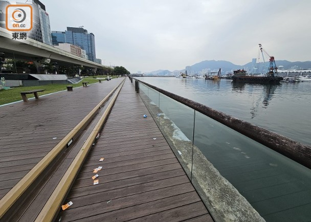 觀塘海濱花園女子獨自飲酒　惹企圖跳海疑雲