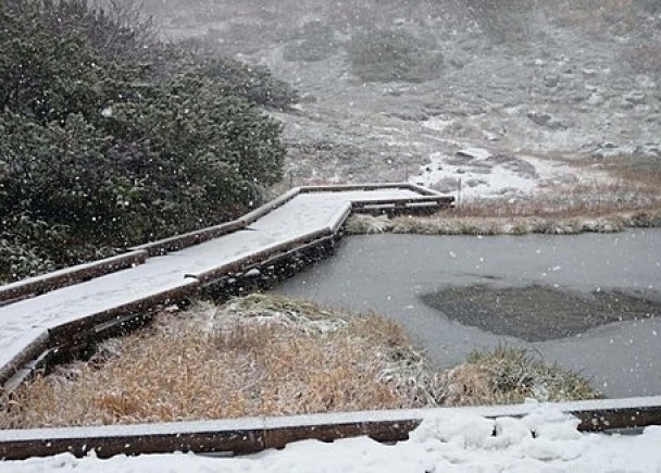 北海道最高峰今晨始積雪較去年遲13日 即時新聞 生活 On Cc東網