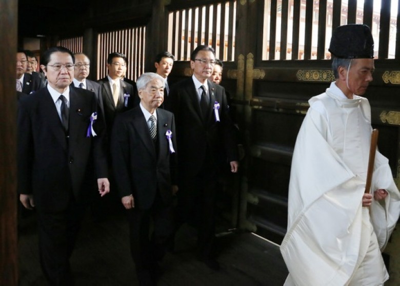 日本跨黨派85名國會議員集體參拜靖國神社 即時新聞 國際 On Cc東網